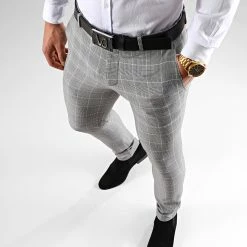 Promo 💯 Pantalon Super Skinny Fit A Carreaux 28010 Gris Détails Beige de Mackten 🛒 14 Promo 💯 Pantalon Super Skinny Fit A Carreaux 28010 Gris Détails Beige de Mackten 🛒 -Promos Mackten Magasin mackten 146955 FAB 28010 TPDT 20210208T081735 06