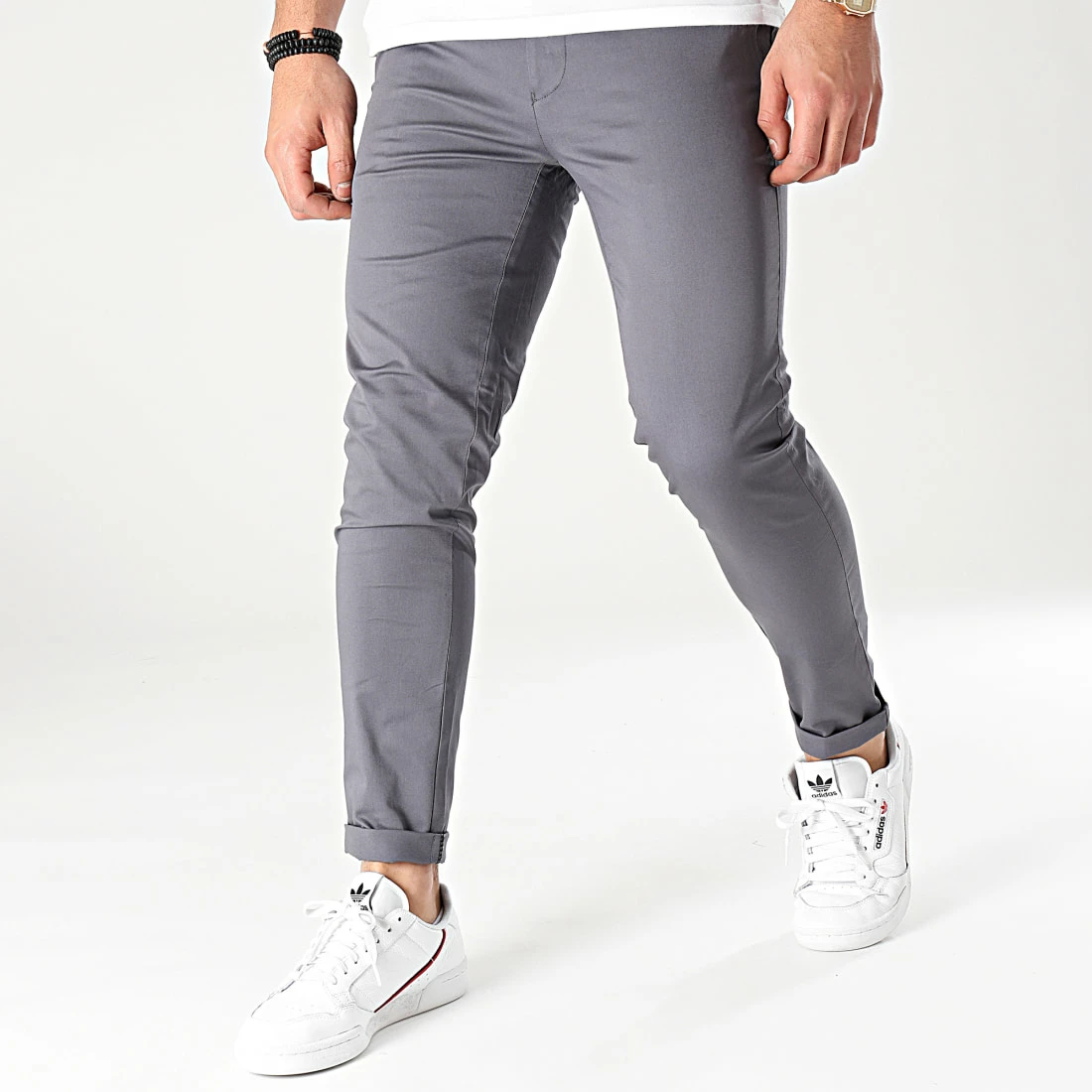 Vente flash 🛒 Pantalon Chino MKP137 Gris Anthracite de Mackten 🤩 3 Vente flash 🛒 Pantalon Chino MKP137 Gris Anthracite de Mackten 🤩