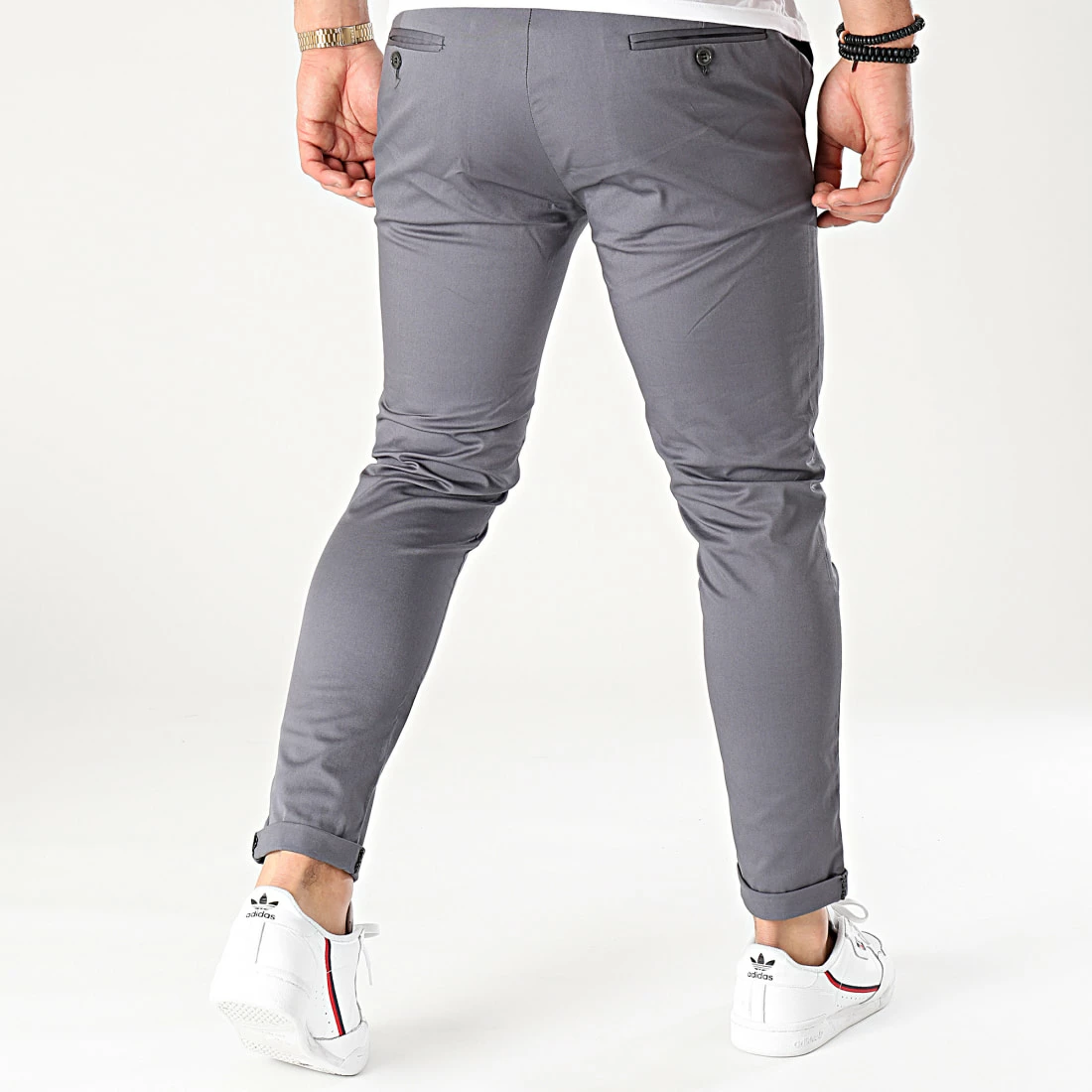 Vente flash 🛒 Pantalon Chino MKP137 Gris Anthracite de Mackten 🤩 6 Vente flash 🛒 Pantalon Chino MKP137 Gris Anthracite de Mackten 🤩 – Image 4