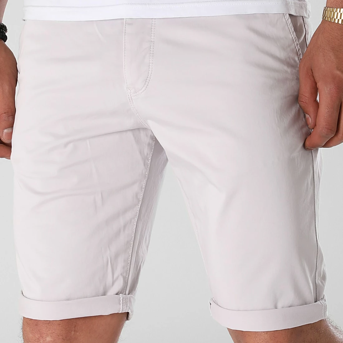 Meilleur prix ✨ Short Chino 6166 Gris de Mackten 🌟 3 Meilleur prix ✨ Short Chino 6166 Gris de Mackten 🌟