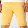 Bon marché ✨ Short Chino 6166 Jaune Moutarde de Mackten 😉