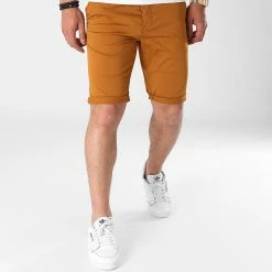 Bon marché 🎁 Short Chino 6166 Marron de Mackten 😀 -Promos Mackten Magasin mackten 265807 6166 TABAC 20210517T122304 03