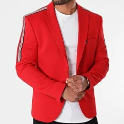 De gros ⭐ Veste Blazer A Bandes Rocco Rouge de Mackten ✨ 8 De gros ⭐ Veste Blazer A Bandes Rocco Rouge de Mackten ✨ -Promos Mackten Magasin mackten 265833 ROCCO 5 20210511T162443 03