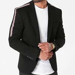 Sortie ⭐ Veste Blazer A Bandes Gino Noir de Mackten 👍 8 Sortie ⭐ Veste Blazer A Bandes Gino Noir de Mackten 👍 -Promos Mackten Magasin mackten 265834 GINO 1 20210512T161425 03