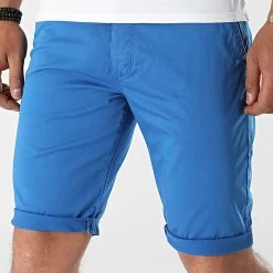 Grosses soldes 😉 Short Chino 6166 Bleu Roi de Mackten 🎉
