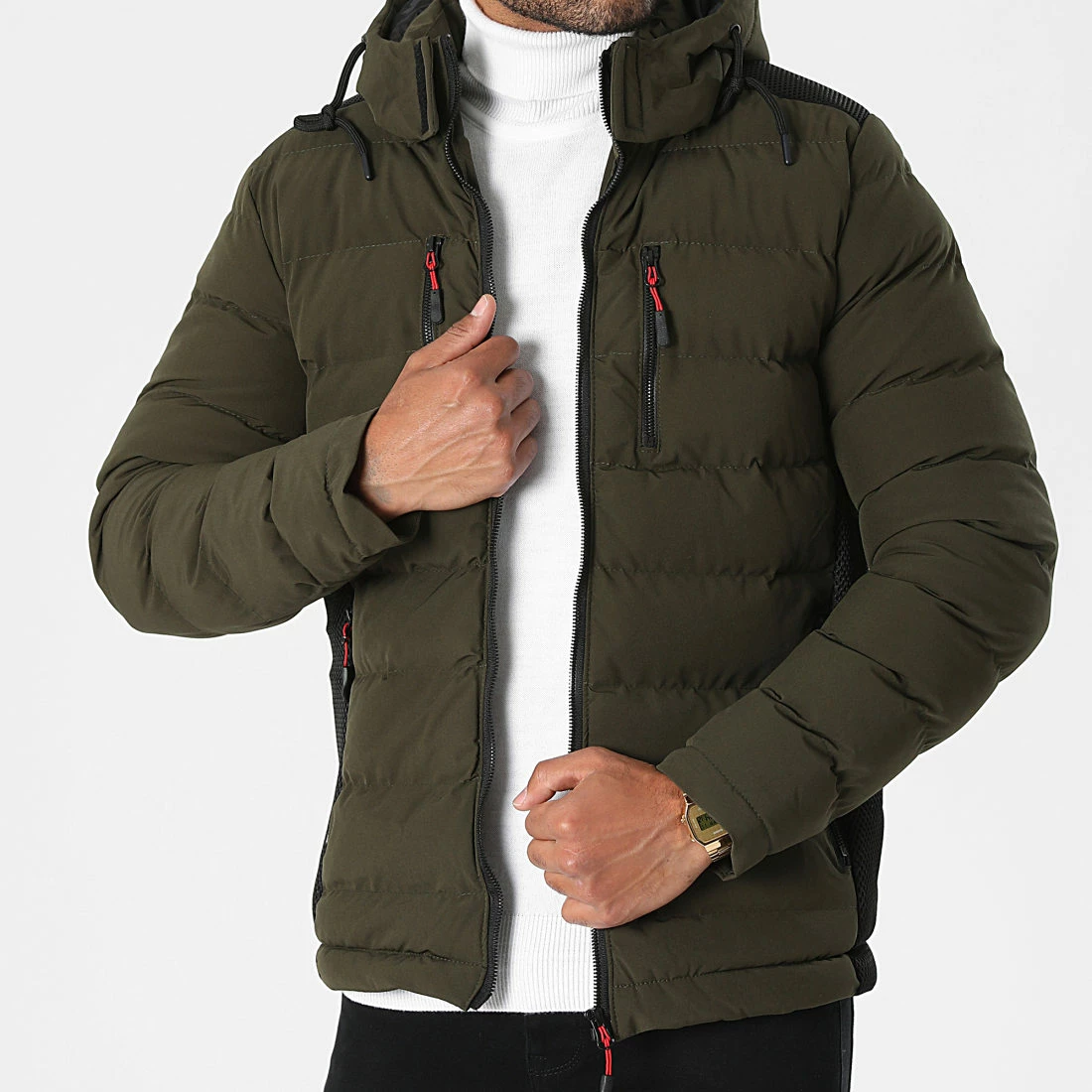 Meilleur prix 💯 Doudoune Capuche 35 Vert Kaki de Mackten 😍 3 Meilleur prix 💯 Doudoune Capuche 35 Vert Kaki de Mackten 😍