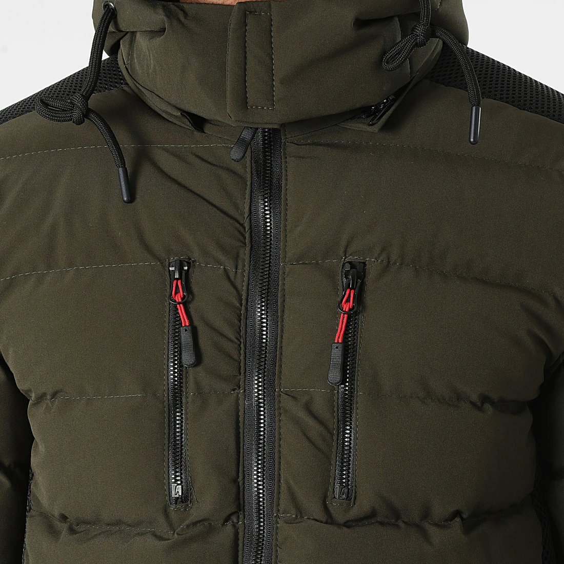 Meilleur prix 💯 Doudoune Capuche 35 Vert Kaki de Mackten 😍 4 Meilleur prix 💯 Doudoune Capuche 35 Vert Kaki de Mackten 😍 – Image 2