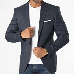 Les meilleures critiques de ⌛ Veste Blazer MKML903 Bleu Marine de Mackten ✨