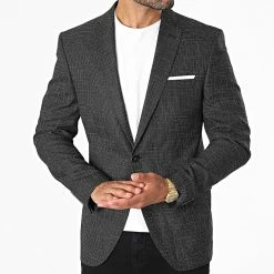 Offres 😉 Veste Blazer A Carreaux MKBL702 Gris Anthracite de Mackten 😀 8 Offres 😉 Veste Blazer A Carreaux MKBL702 Gris Anthracite de Mackten 😀 -Promos Mackten Magasin mackten 282750 MKBL702 DARK GREY 20210907T155948 03