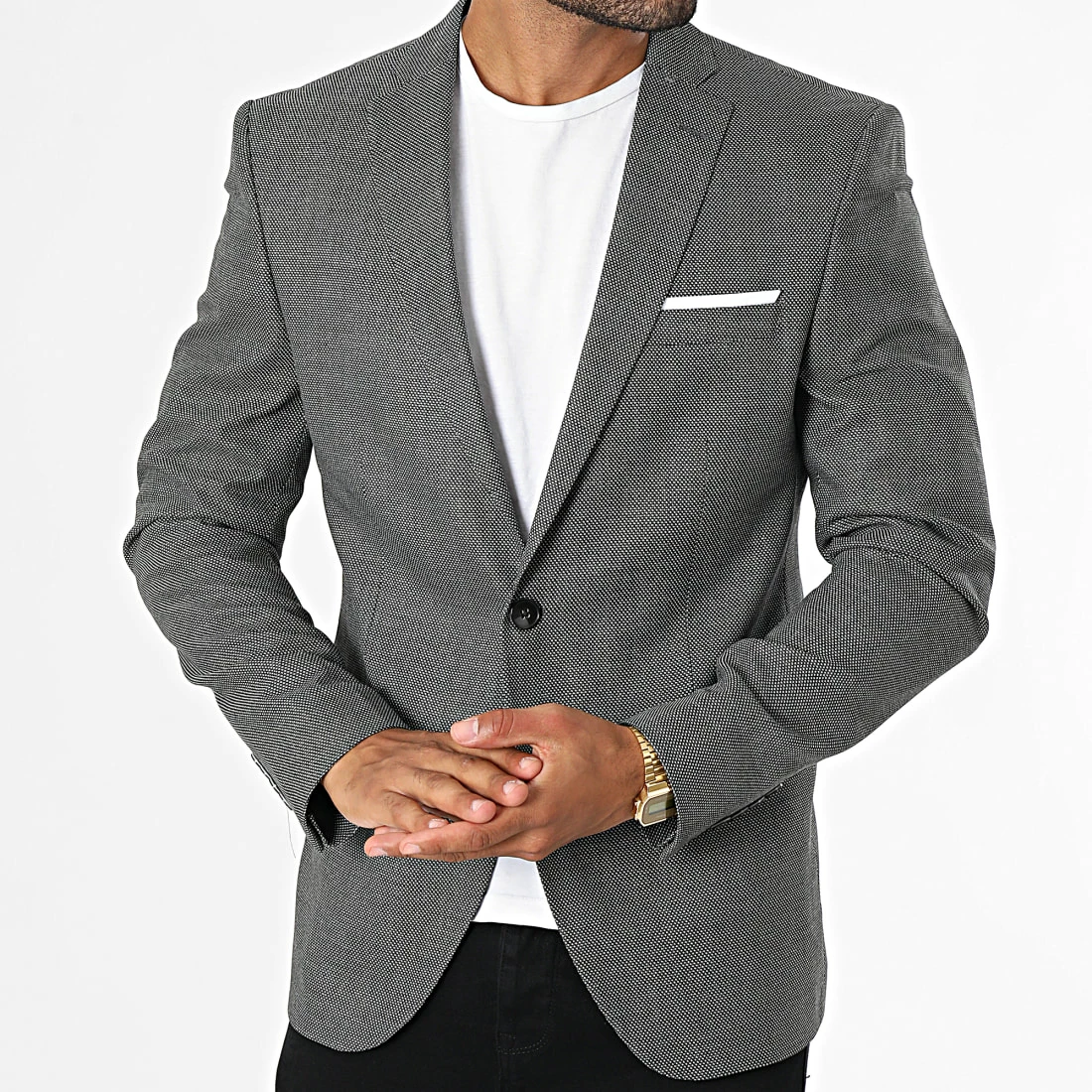 Vente flash 🎁 Veste Blazer MKBL802 Gris Anthracite de Mackten 🔔 5 Vente flash 🎁 Veste Blazer MKBL802 Gris Anthracite de Mackten 🔔 – Image 3