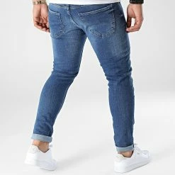 Bon marché 👏 Jean Skinny J1199 Bleu Denim de Mackten 👍 -Promos Mackten Magasin mackten 304816 J1199 3 BLUE 20220223T134900 04