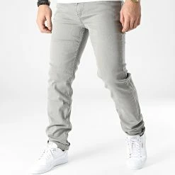 Budget 🌟 Jean Slim C1059 Gris de Mackten 🤩