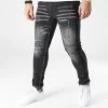Vente flash 🌟 Jean Skinny J1232 Gris Anthracite de Mackten 💯 -Promos Mackten Magasin mackten 304825 J1232 05 BLACK 20220221T162733 03