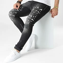 Acheter 🔔 Jean Skinny J1232 Noir de Mackten ⭐ -Promos Mackten Magasin mackten 304827 J1232 5 BLACK 20220223T135007 03