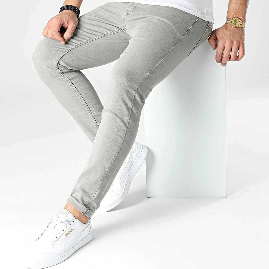 Acheter 🔔 Jean Skinny C1005 Vert Clair de Mackten 😉 5 Acheter 🔔 Jean Skinny C1005 Vert Clair de Mackten 😉 – Image 3