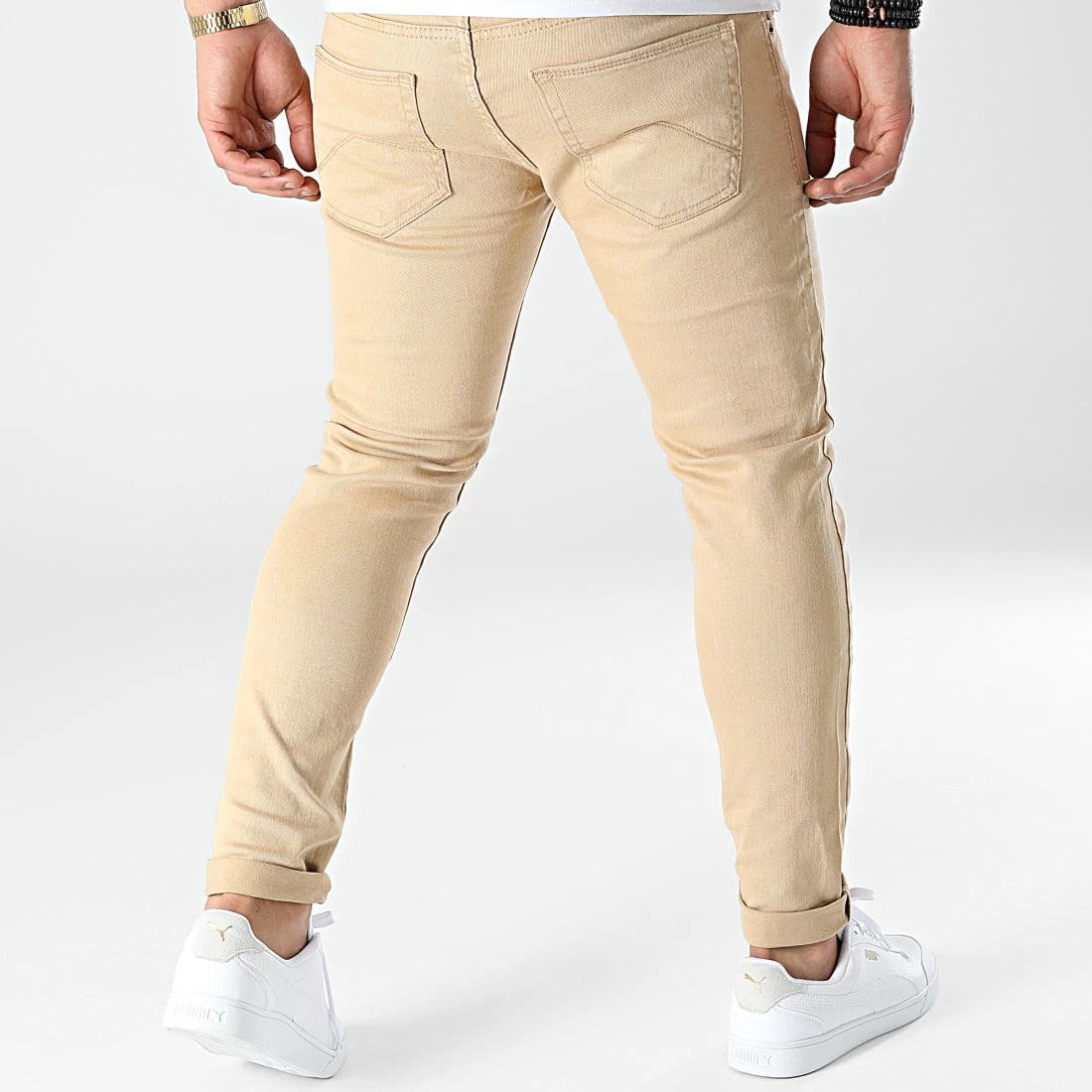 Offres 🌟 Jean Slim C1011 Beige de Mackten 🧨 6 Offres 🌟 Jean Slim C1011 Beige de Mackten 🧨 – Image 4