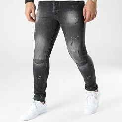 Le moins cher 🧨 Jean Skinny J1232 Noir de Mackten 🔔