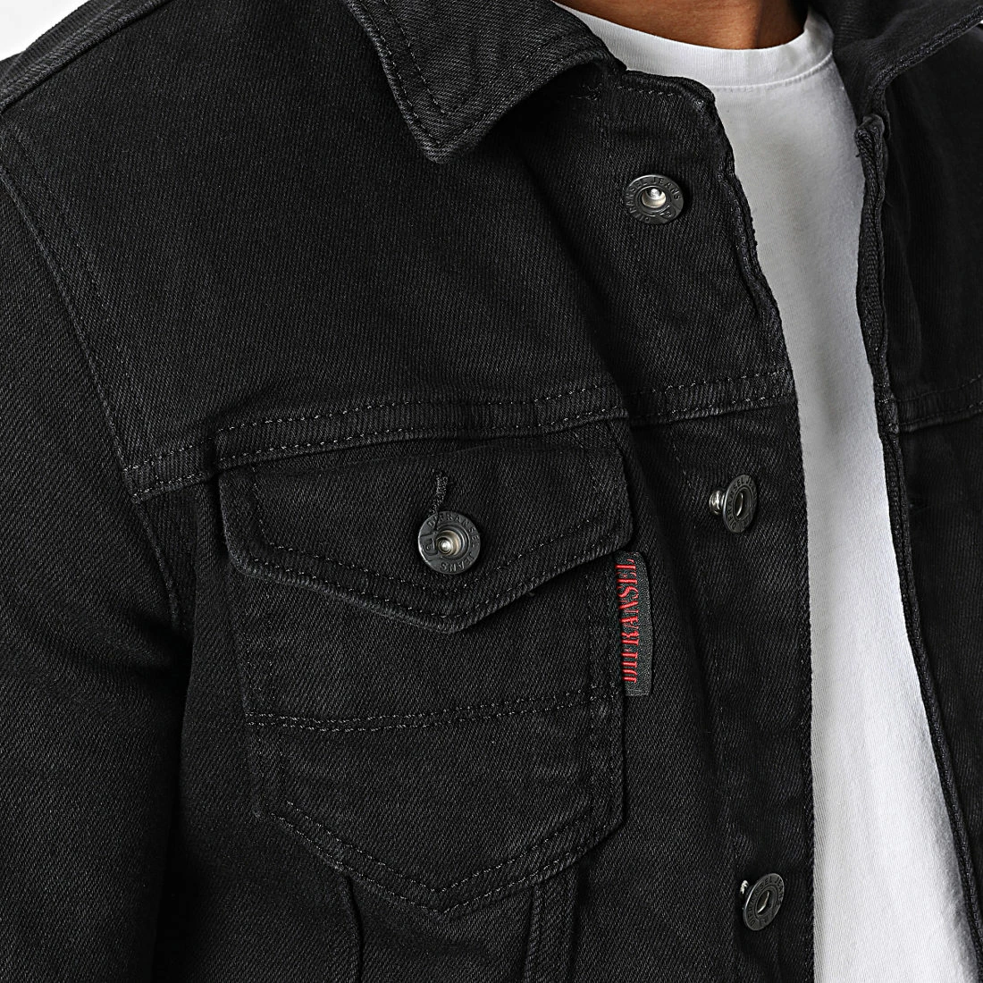 De gros ✔️ Veste Jean BN-2033 Noir de Mackten 🎁 4 De gros ✔️ Veste Jean BN-2033 Noir de Mackten 🎁 – Image 2