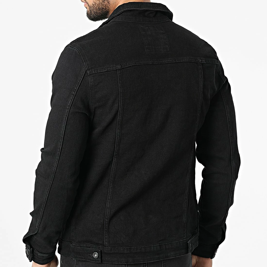 De gros ✔️ Veste Jean BN-2033 Noir de Mackten 🎁 6 De gros ✔️ Veste Jean BN-2033 Noir de Mackten 🎁 – Image 4