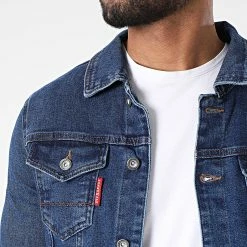 Sortie ❤️ Veste Jean B2033 Bleu Denim de Mackten 👍 -Promos Mackten Magasin mackten 304850 B2033 2 20220222T161702 02