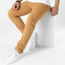 Meilleur prix ✨ Pantalon Chino Allen Marron de Mackten 🎉 -Promos Mackten Magasin mackten 309819 ALLEN CHOCO BROWN 20220408T110322 03