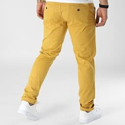 Meilleur prix 🛒 Pantalon Chino Allen Jaune Moutarde de Mackten ⌛ -Promos Mackten Magasin mackten 309826 ALLEN MOUTARDE 20220325T160643 04