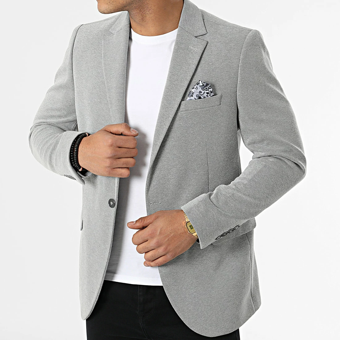 Sortie 💯 Blazer 29002 Gris de Mackten 👏 5 Sortie 💯 Blazer 29002 Gris de Mackten 👏 – Image 3