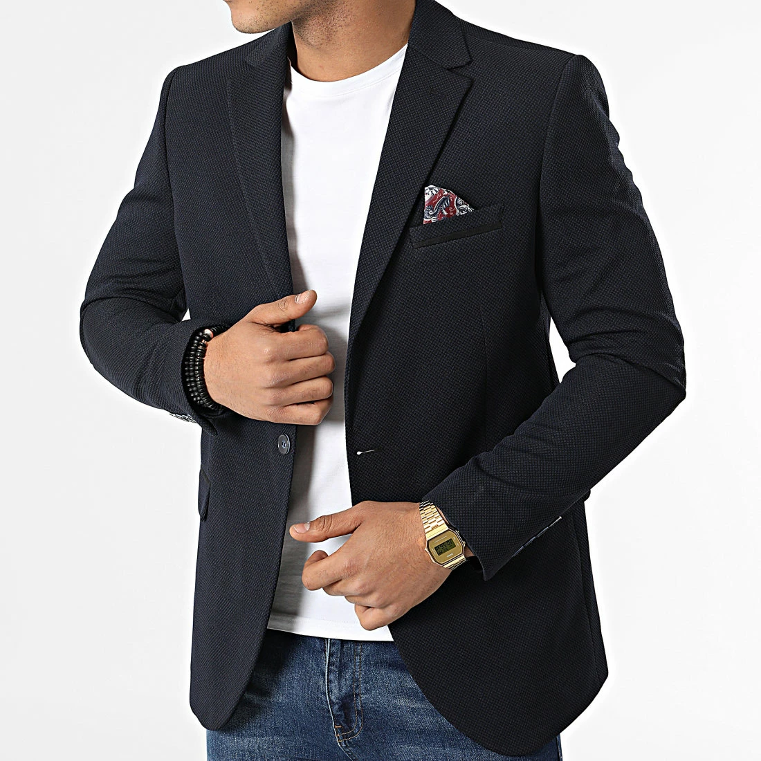 Meilleur prix 💯 Blazer 29005 Bleu Marine de Mackten 😍 3 Meilleur prix 💯 Blazer 29005 Bleu Marine de Mackten 😍