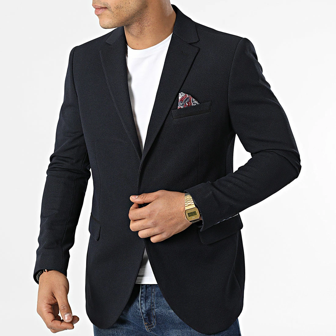 Meilleur prix 💯 Blazer 29005 Bleu Marine de Mackten 😍 5 Meilleur prix 💯 Blazer 29005 Bleu Marine de Mackten 😍 – Image 3