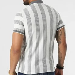 Meilleure affaire 😉 Polo Manches Courtes 1823 Gris Blanc de Mackten ✨ -Promos Mackten Magasin mackten 318619 1823 GRIS 20220512T091711 04