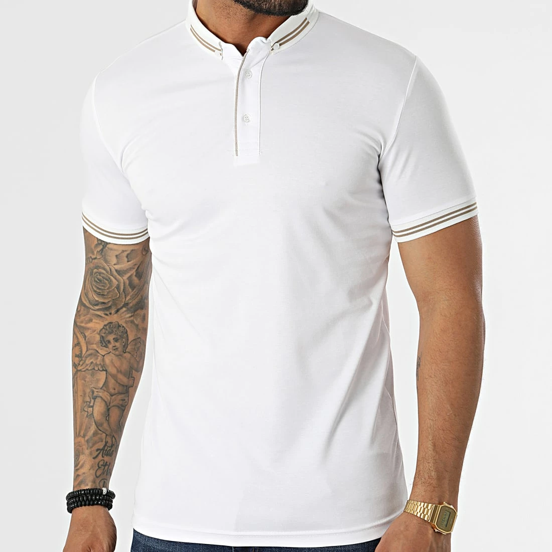 Top 10 💯 Polo Manches Courtes 1040 Blanc de Mackten 🧨 3 Top 10 💯 Polo Manches Courtes 1040 Blanc de Mackten 🧨