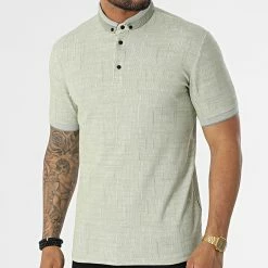 Vente flash 🧨 Chemise Manches Courtes 1163 Vert de Mackten 🎉