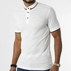 Budget 🤩 Polo Manches Courtes 1884 Blanc de Mackten 😍