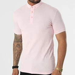Budget ⌛ Polo Manches Courtes 1225 Rose de Mackten 👍
