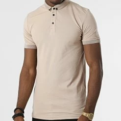 Remise 😍 Polo Manches Courtes 1057 Beige de Mackten ❤️ -Promos Mackten Magasin mackten 318671 1057 1 BEIGE 20220510T151019 03