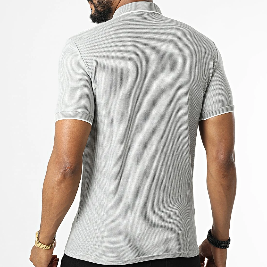 Meilleure vente 🥰 Polo Manches Courtes 1928 Gris de Mackten ✔️ 6 Meilleure vente 🥰 Polo Manches Courtes 1928 Gris de Mackten ✔️ – Image 4