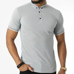 Meilleure vente 🛒 Polo Manches Courtes 1025 Gris de Mackten 🛒 -Promos Mackten Magasin mackten 324320 1025 1 GRIS 20220620T155550 03