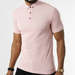 Nouveau 💯 Polo Manches Courtes 1025 Rose de Mackten 🧨