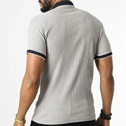 Meilleure vente 😀 Polo Manches Courtes 1931 Gris de Mackten 😀 -Promos Mackten Magasin mackten 324324 1931 GRIS 20220620T155607 04