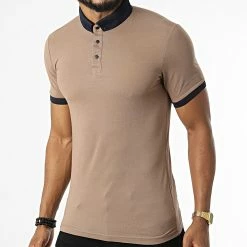 Top 10 🔥 Polo Manches Courtes 1058 Marron de Mackten 😀