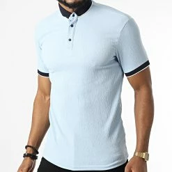 Grosses soldes 💯 Polo Manches Courtes 1931 Bleu Clair de Mackten 🔥