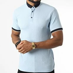 Grosses soldes 💯 Polo Manches Courtes 1931 Bleu Clair de Mackten 🔥 -Promos Mackten Magasin mackten 324331 1931 CIEL 20220623T161927 03