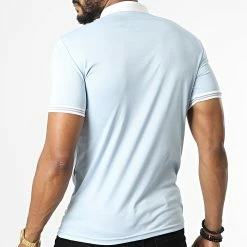 Sortie 😉 Polo Manches Courtes 1040 Bleu Clair de Mackten 🤩 -Promos Mackten Magasin mackten 324332 1040 1 CIEL 20220623T161944 04