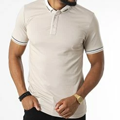 Meilleure vente ❤️ Polo Manches Courtes 1041 Beige de Mackten 🌟 -Promos Mackten Magasin mackten 324338 1041 1 BEIGE 20220620T155514 03