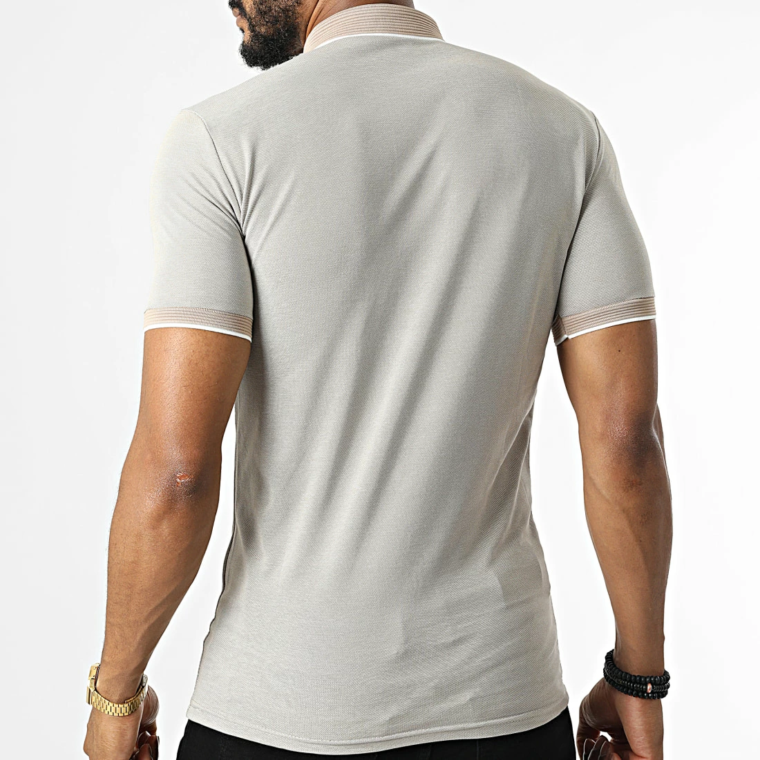 Meilleure affaire 👍 Polo Manches Courtes 1025 Beige de Mackten 😍 6 Meilleure affaire 👍 Polo Manches Courtes 1025 Beige de Mackten 😍 – Image 4