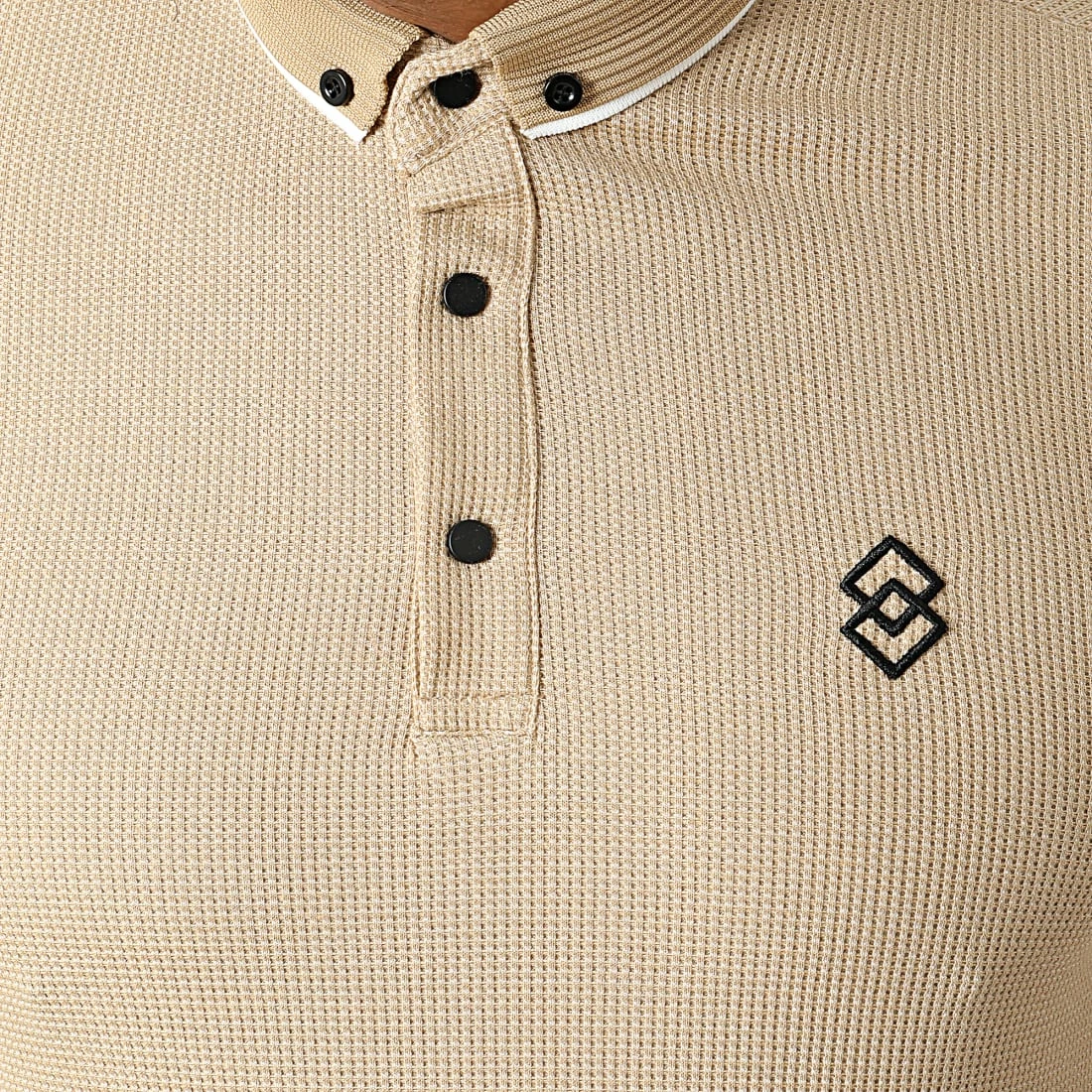 Promo 👍 Polo Manches Courtes 1928 Beige de Mackten ⌛ 4 Promo 👍 Polo Manches Courtes 1928 Beige de Mackten ⌛ – Image 2