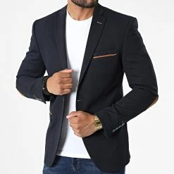 Promos Mackten Magasin 4 Les meilleures critiques de ❤️ Veste Blazer 29003 Bleu Marine de Mackten 🔔