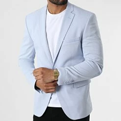 De gros 😉 Veste Blazer MKB820 Bleu Clair de Mackten 🎉 -Promos Mackten Magasin mackten 325961 MKB820 BLEU CRAIR 20220630T141652 03