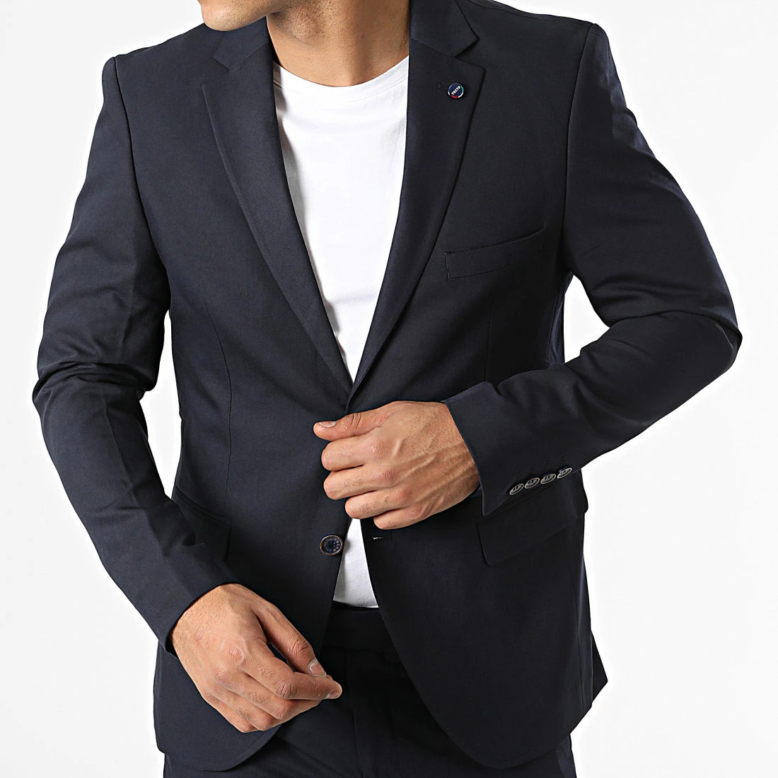 Meilleure affaire ✨ Costume 2 Pièces 3025 Bleu Marine de Mackten 😍 3 Meilleure affaire ✨ Costume 2 Pièces 3025 Bleu Marine de Mackten 😍 – Image 2