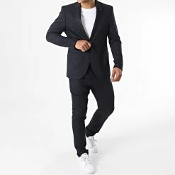 Meilleure affaire ✨ Costume 2 Pièces 3025 Bleu Marine de Mackten 😍